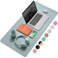 thumbnail image 1 of Multifunctional Office Desk Pad, Ultra Thin Waterproof PU Leather Mouse Pad, Dual Use Desk Writing Mat for Office/Home, 1 of 7