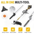 thumbnail image 4 of Fenbeli 4-in-1 Cordless String Trimmer, Brush Cutter, Pole Saw & Hedge Trimmer Combo, 40V Max Lithium Battery Yard Tool with 2 Batteries & Charger, 4 of 7
