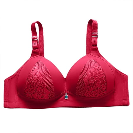 

Bras For Women Adjustable Sports Front Closure Extra-Elastic Breathable Push Up Trim Bra