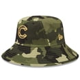 thumbnail image 2 of Men's New Era Camo Chicago Cubs 2022 Armed Forces Day Bucket Hat, 2 of 3