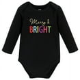 thumbnail image 3 of Hudson Baby Cotton Long-Sleeve Bodysuits, 3-Pack, Newborn- 24 Months, 3 of 5