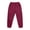 Wine, variant on SROBPTY Fall Winter Kids Boys Girls Pants Solid Cargo Sweatpants Basic