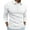 White, variant on Afdoent Mens Polo Shirts Male Fashion Solid Color Leisure Stand Collar Stretch Vertical Long Sleeve Shirt Comfortable