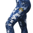 thumbnail image 2 of Women's MSX by Michael Strahan Navy Los Angeles Rams Aubrey Tie-Dye Leggings, 2 of 4