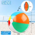 thumbnail image 2 of Pelotas de playa REGUICORP de 20 pulgadas para niños, color arcoíris, paquete de 2, 2 of 7