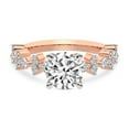 thumbnail image 5 of IGI Certified 5 Carat Round Shape Lab Grown Diamond Engagement Ring | 14K Rose Gold | Dorothea Side Stone Diamond Ring | FG-VS1-VS2 Quality Friendly Diamonds, 5 of 7
