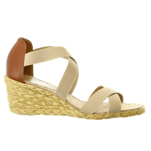 ralph lauren tan wedges