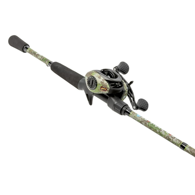 Lew's American Hero Camo Baitcast Reel and Fishing Rod Combo,