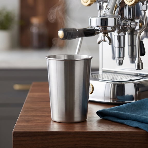 PTOOTP Multi-Use Stainless Steel Tumbler Silver for Home and Washroom