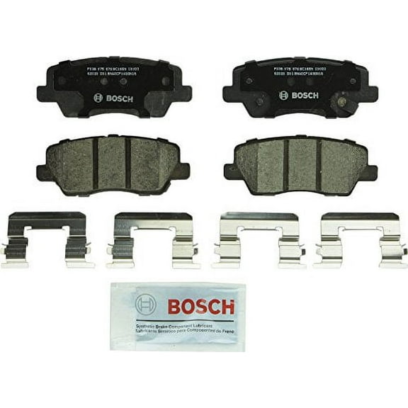 Bosch BC1659 QuietCast Premium Ceramic Rear Disc Brake Pad Set