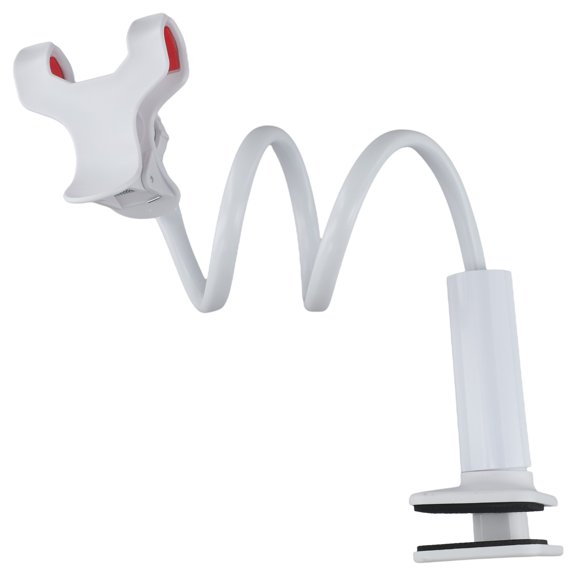 KDJ Flexible Lazy Bedside Desktop Phone Clip Stand with Handle - Longer ,