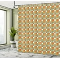 thumbnail image 5 of Ambesonne Vintage Shower Curtain, Retro Style Flower and Dots, 69"Wx84"L, Multicolor, 5 of 5