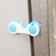 thumbnail image 2 of Cerradura Antipellizco para Gabinete Fácil Instalar Seguridad RBaby () Azul 1 Ud., 2 of 6