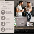 thumbnail image 2 of Lifeboost Organic Decaf Coffee K Cups - Low Acid Single Origin Non-GMO Mold Free Decaf Coffee Pods Compatible with Keurig & Keurig 2 - Third Party Tested for Mycotoxins and Pesticides - 10 Count, 2 of 4
