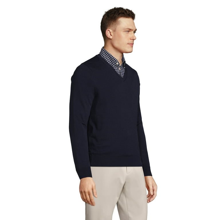 Classic Cotton V-Neck Sweater