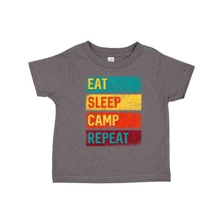 

Inktastic Camping Hiking Eat Sleep Camp Repeat Gift Toddler Boy or Toddler Girl T-Shirt
