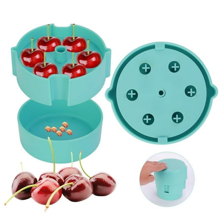 

Cherry Pitter Portable Cherry Pitter Corer Tool Up To 6 Cherries At Once Dishwasher ABS Construction 1pc