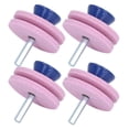 thumbnail image 3 of Ouitble 10 Unids Doble Capa Corindón Cortacésped Cuchilla Afilador Universal Jardín Herramienta Multi-Sharp Rotary Cortacésped Cuchilla Afilador para Cualquier Poder Taladro Mano Taladro, 3 of 8