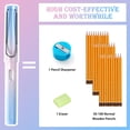 thumbnail image 4 of xianyou-12Pcs Everlasting Pencils with 12 Replacement Tip, Reusable Infinity Pencil with Eraser, Inkless Magic Pencil Eternal pencil for Sketching, Forever Pencil for Student Office Writing Supplies, 4 of 4