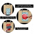 thumbnail image 3 of Silk Screen Stencils for Polymer Clay Reusable Silkscreen Print Kit Self-Adhesive Printing DIY Art for Earring Jewelry Making Wood Fabric Wall T-Shirt Paper 5.9 x 3.9 Inch(Leaf Pattern), 3 of 9
