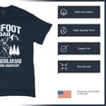 thumbnail image 6 of Bigfoot Dad T-shirt More Squatchy Funny Daddy Sasquatch Dad Joke Outdoor Camping Father's Day Gift Idea Men's Tee, 6 of 7
