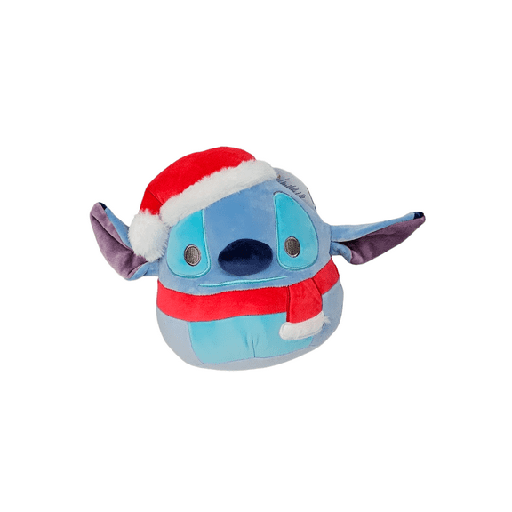 Squishmallows Official Kellytoys Plush 8 Inch Stitch the Alien With Scarf and Hat Christmas Edition Ultimate Soft Stuffed Toy