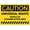 Warning Sign 4, variant on Caution Uneven Surface Hazard Watch Your Step Aluminum Tin Sign 12 x 8 Inches - Business Safety Sign, Suitable for Indoor Outdoor Walkways, Ramps