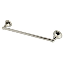Kingston Brass BA4812PN Metropolitan 18" Single Towel Bar, Polished Nickel