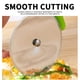thumbnail image 2 of Cuchillo para ruedas de pizza de acero inoxidable | Cortador circular para pizza con mango ergonómico de ABS • Cuchilla afilada resistente al óxido • Funda protectora • Herramienta de repostería, 2 of 7