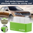 thumbnail image 3 of Abastado 2 Piezas Dispositivo portátil de Ahorro de Combustible para automóvil Ahorradores de Combustible ecológicos para automóvil Conector Obd2 Ahorro en economizador de Gas Accesorio de Repuesto, 3 of 3