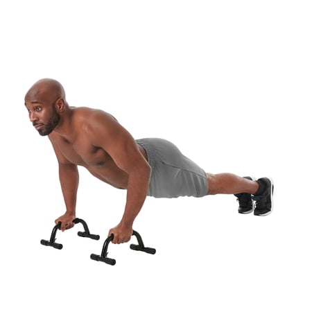 Athletic Works Sturdy Push-up Bars, Pair, Black