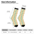 thumbnail image 2 of Fuzoiu St. Patrick's day argyle Print Athletic Crew Socks for Men & Women,Casual Crew Socks,Above Ankle Crew Socks for Business, Casual, 2 of 6