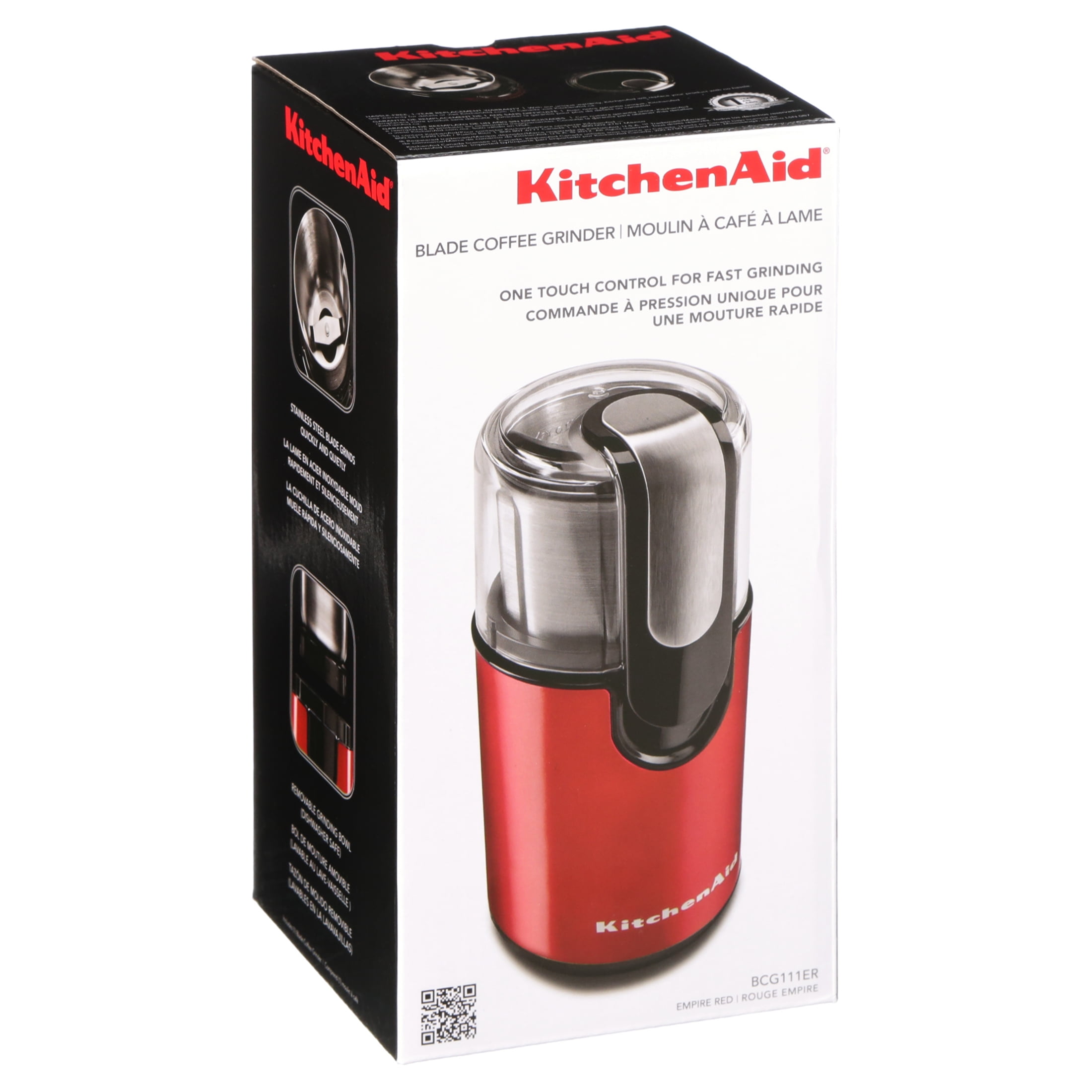 KitchenAid - KBGR111BM - KitchenAid Go™ Cordless Blade Coffee Grinder -  battery included-KBGR111BM