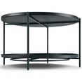 thumbnail image 4 of Trent Home Industrial 32 " Metal Metal Coffee Table in Black, 4 of 9