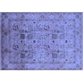 thumbnail image 1 of Ahgly Company Machine Washable Indoor Rectangle Oriental Blue Industrial Area Rugs, 5' x 8', 1 of 4