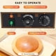 thumbnail image 3 of DUANWUS Máquina de Hamburguesas UFO de Acero Inoxidable, calefacción de Doble Cara, máquina de Hamburguesas de Helado Comercial de 1300 W 180 ° giratoria (DoubleHead), 3 of 5