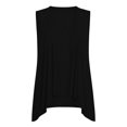 thumbnail image 4 of Sleeveless Vest for Women Summer Casual Open Front Irregular Hem Lightweight Cardigans Beach Coverups, 4 of 5