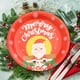 thumbnail image 1 of Decoraciones para fiestas navideñas, platos desechables, platos de Papá Noel con dibujos animados, juego de vasos de papel, cubiertos para fiestas, cubiertos desechables, 1 of 7