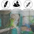 BUTORY Adjustable Bird Cage Cover Universal Birdcage Nylon Mesh