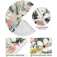 thumbnail image 5 of SKYSONIC Flamingo Christmas Tree Skirt Home Decoration Large Round Christmas Tree Skirt for Holiday Party Home Christmas Day Ornaments 47.2 Inch, 5 of 6