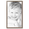 thumbnail image 2 of ArtToFrames 25" x 44" Aged White Gold Picture Frame, 25x44 inch Silver Wood Poster Frame (WOM-2036),  Pack, 2 of 7