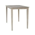 thumbnail image 5 of Solid Wood 30"x 48" Dining Table in Washed Gray Taupe, 5 of 6