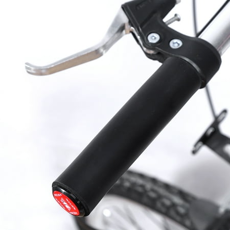 - Hanldebar Grip Cover,Ymiko 1 Pair Super Light Handlebar Grip Anti-skid Shock Proof Silica Gel Grip With End Plugs For Bike
