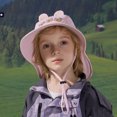 thumbnail image 6 of Krdevn Kids Capybara Print Sun Hat, Wide Brim Neck Flap UPF 50+ Hat Size:3-10 Years, 6 of 6