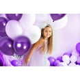 thumbnail image 3 of Pearl Purple Balloons - 12 Inch Latex Balloons - 100 Pack, 3 of 8
