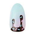 thumbnail image 5 of KISS imPRESS No Glue Needed Press On Nails, Design, Spoonful Joy, Blue, Medium Coffin, 30 Count, 5 of 8