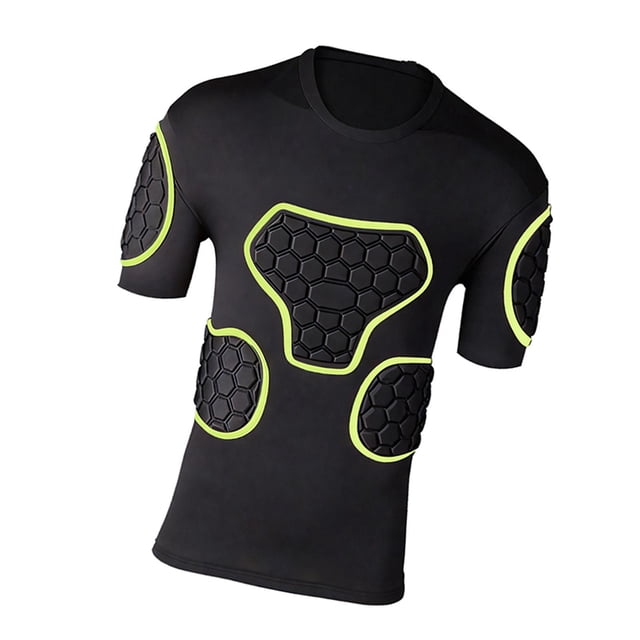 koolsoo Foam Padded Goalkeeper Shirt Jersey Enhanced Spleen Protection Rib Protector Size S