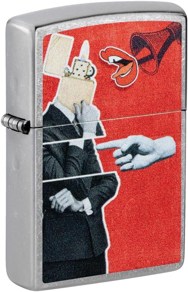 Zippo Lighter: Ornate Design Engraved - High Polish Chrome 78498