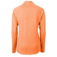 thumbnail image 3 of Women's Cutter & Buck  Heather Orange Syracuse Orange Adapt Eco Knit Heather Recycled Full-Zip Jacket, 3 of 3