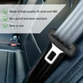 thumbnail image 6 of Jinswick Easy Install Car Seat Belt Buckle Clips, 4pcs Black Vehicle Organizers, Adjustable Seatbelt Holders, Interior Neatness, Non-Marking, 6 of 8